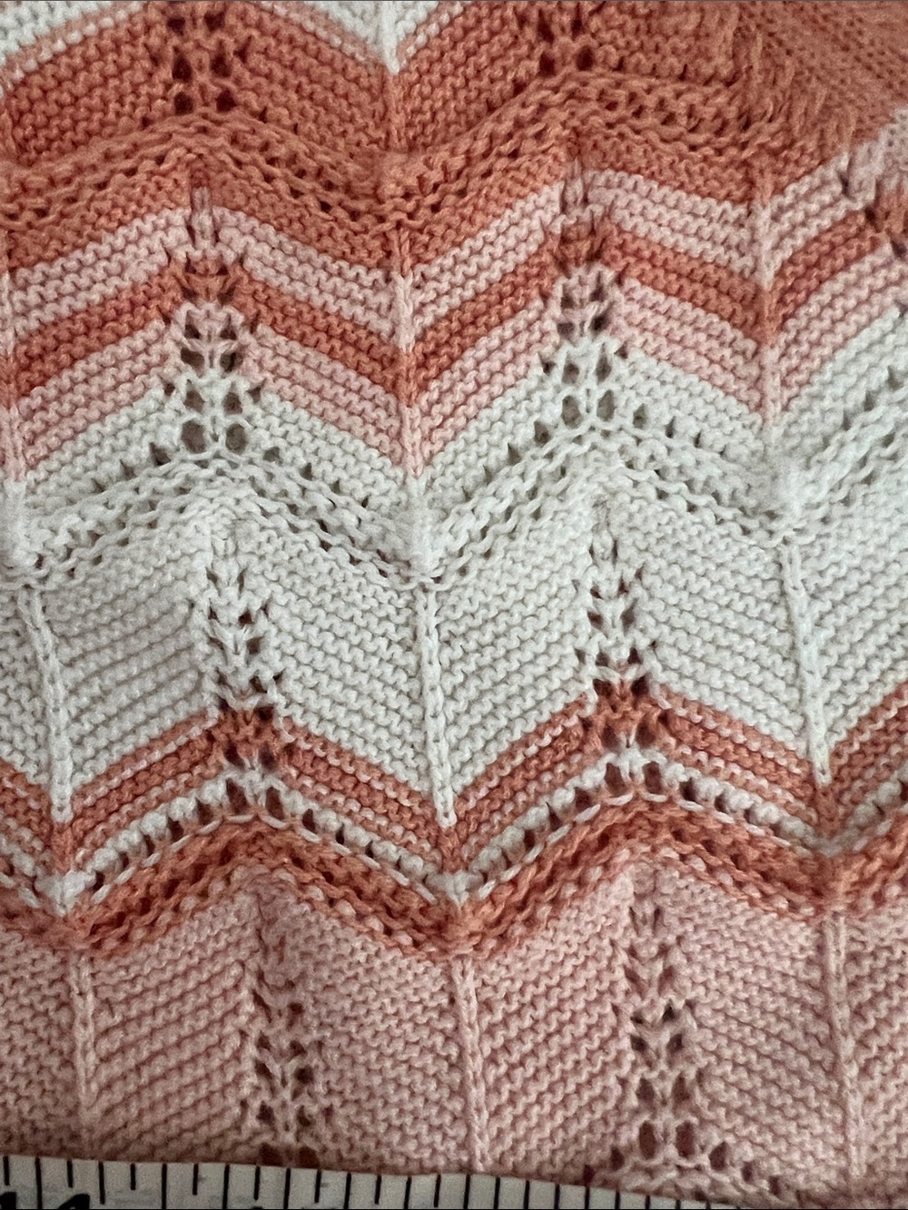 Summer Cotton Peach & Cream Bow Cardigan - Picture 5 of 5